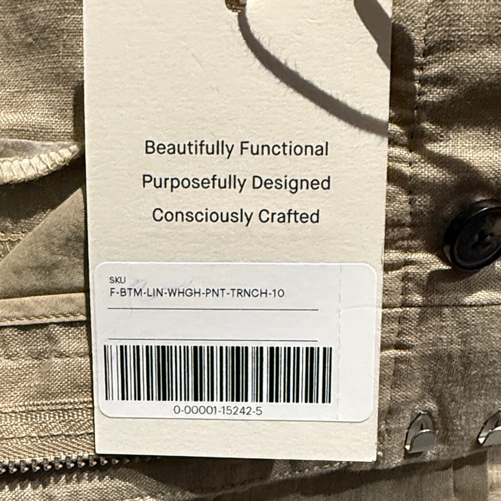 Everlane Beige Wide-Leg Pants - Picture 3 of 9